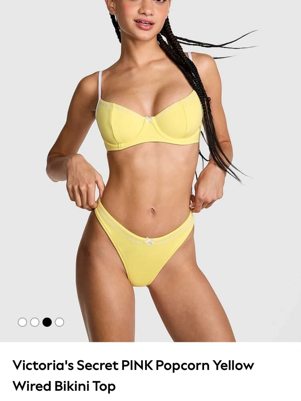 NWT PINK x Frankie’s Bikini Buttercup Set